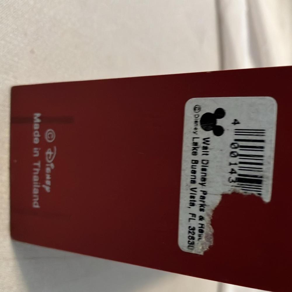 New.  Disney Reversible Mickey Mouse frame with mouse cut details. Nice redwood - Picture 4 of 12